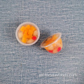 Escuela 120g Coctel de frutas enlatadas en taza de plástico